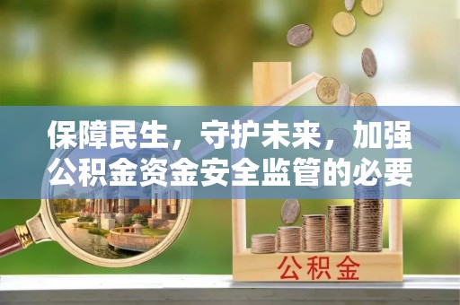 涡阳保障民生，守护未来，加强公积金资金安全监管的必要性与实践