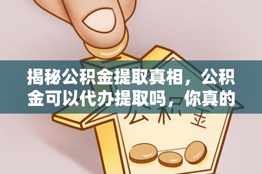 涡阳揭秘公积金提取真相，公积金可以代办提取吗，你真的了解吗？