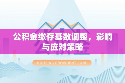 涡阳公积金缴存基数调整，影响与应对策略
