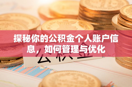 涡阳探秘你的公积金个人账户信息，如何管理与优化