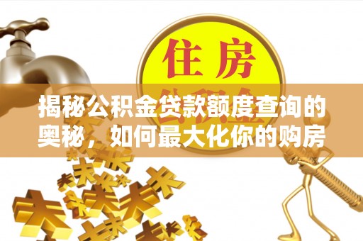 涡阳揭秘公积金贷款额度查询的奥秘，如何最大化你的购房资金