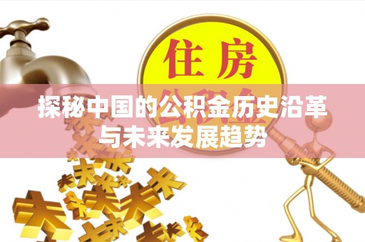 涡阳探秘中国的公积金历史沿革与未来发展趋势