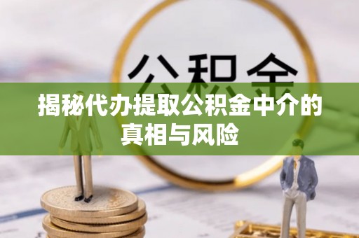 涡阳揭秘代办提取公积金中介的真相与风险