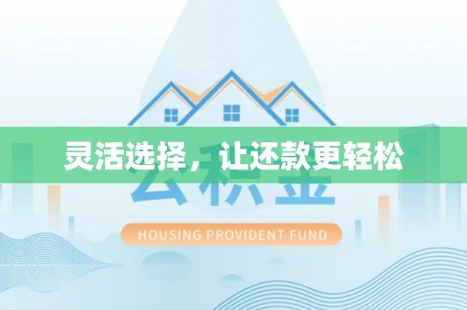 涡阳灵活选择，让还款更轻松