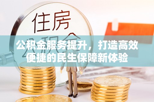 涡阳公积金服务提升，打造高效便捷的民生保障新体验