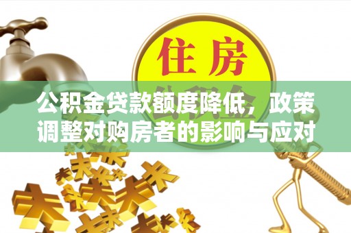 涡阳公积金贷款额度降低，政策调整对购房者的影响与应对策略