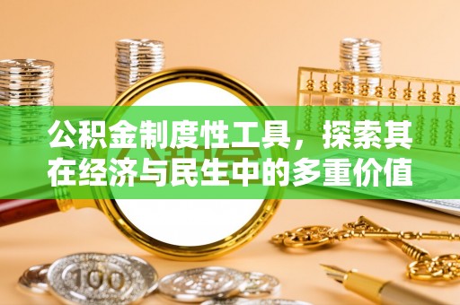 涡阳公积金制度性工具，探索其在经济与民生中的多重价值