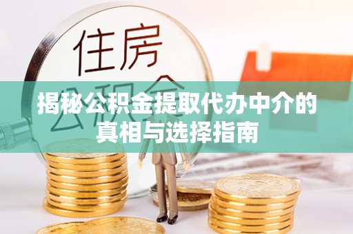 涡阳揭秘公积金提取代办中介的真相与选择指南