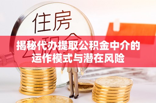 涡阳揭秘代办提取公积金中介的运作模式与潜在风险