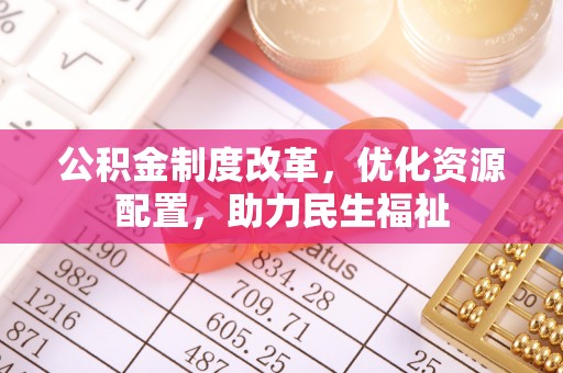 涡阳公积金制度改革，优化资源配置，助力民生福祉
