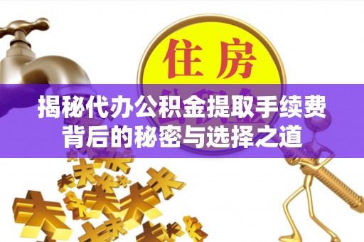 涡阳揭秘代办公积金提取手续费背后的秘密与选择之道