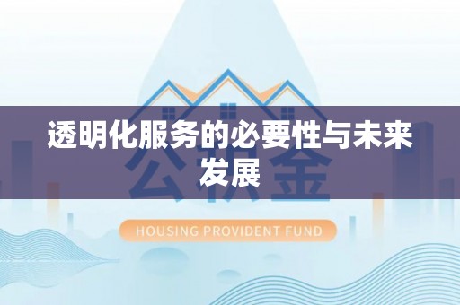 涡阳透明化服务的必要性与未来发展