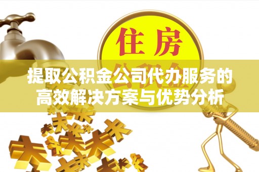 涡阳提取公积金公司代办服务的高效解决方案与优势分析