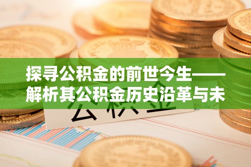 涡阳探寻公积金的前世今生——解析其公积金历史沿革与未来方向