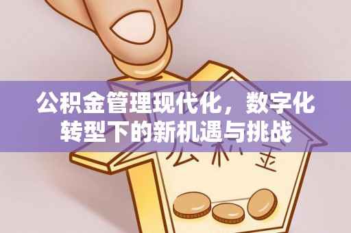 涡阳公积金管理现代化，数字化转型下的新机遇与挑战